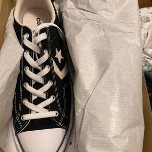 Brand new converse black and white